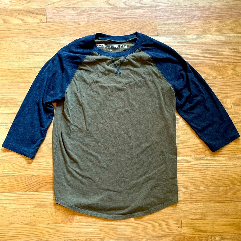 Men’s Mossimo Supply Company 3/4 Sleeve T-Shirt